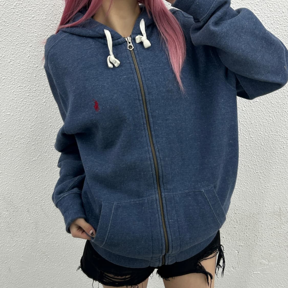 폴로 랄프로렌 레드포니 소라맛 후드집업 XL 상품이미지1