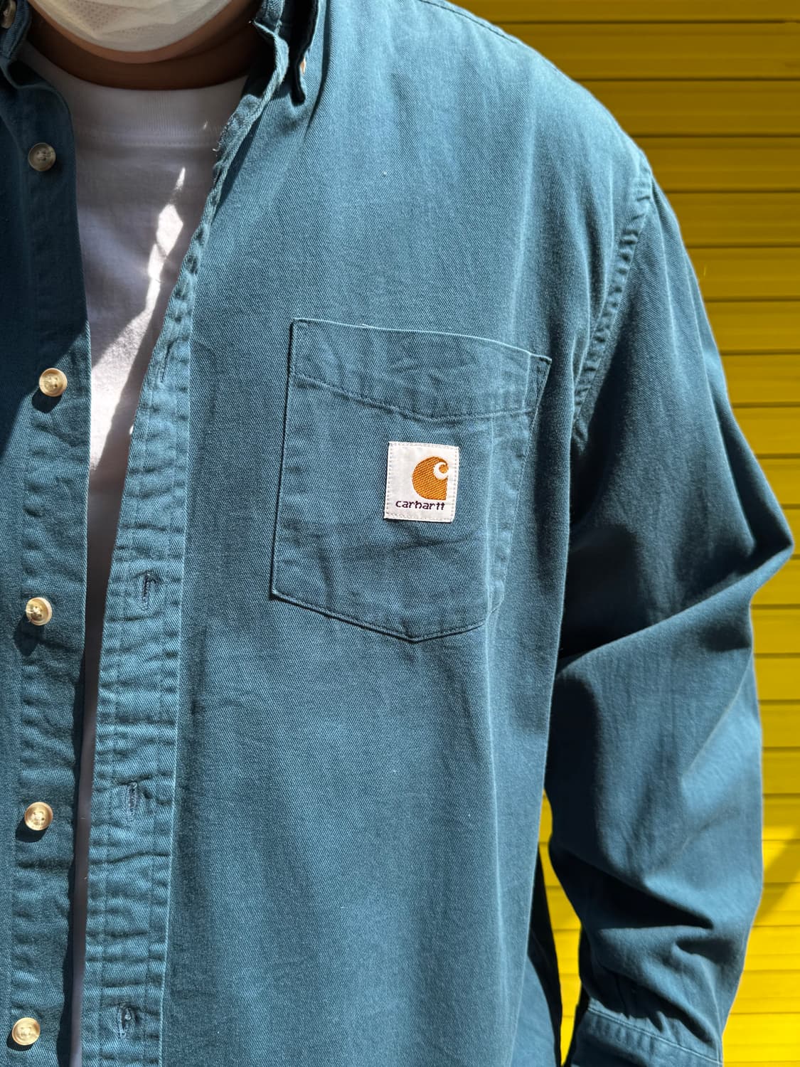 칼하트 버튼다운 워크셔츠 L 상품이미지3