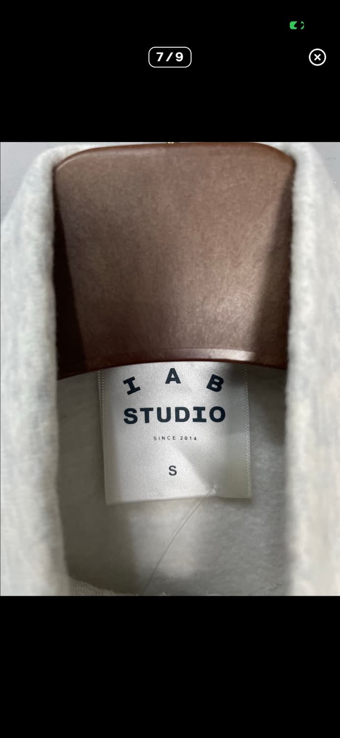 아이앱 스튜디오 오트밀 버건디 하프집업 A3544 상품이미지6