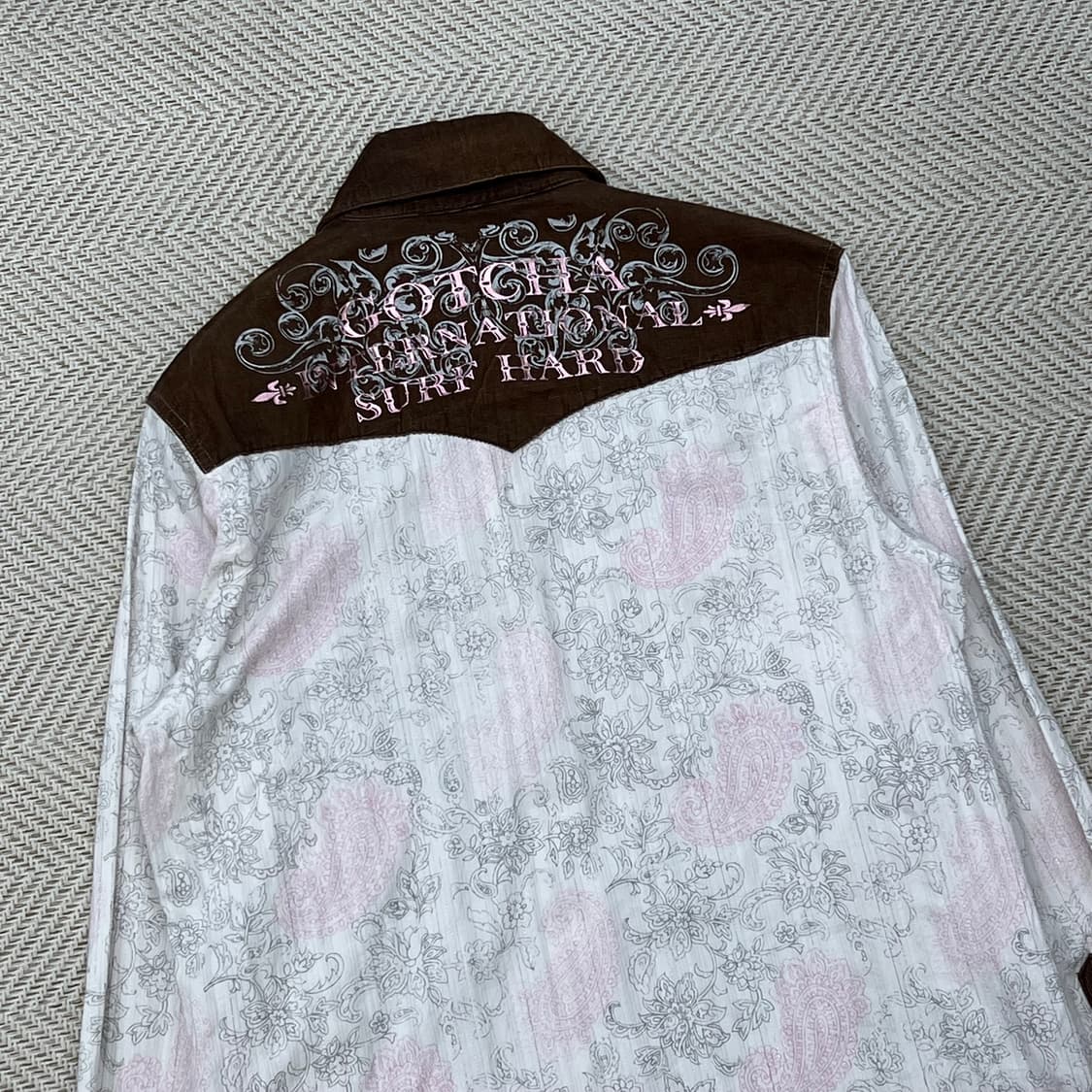 갓챠 코듀로이 칼라 웨스턴셔츠 r2318 상품이미지4