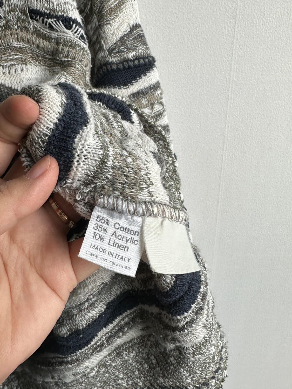 90s 크리스찬 모드 빈티지 케이블 니트 상품이미지5