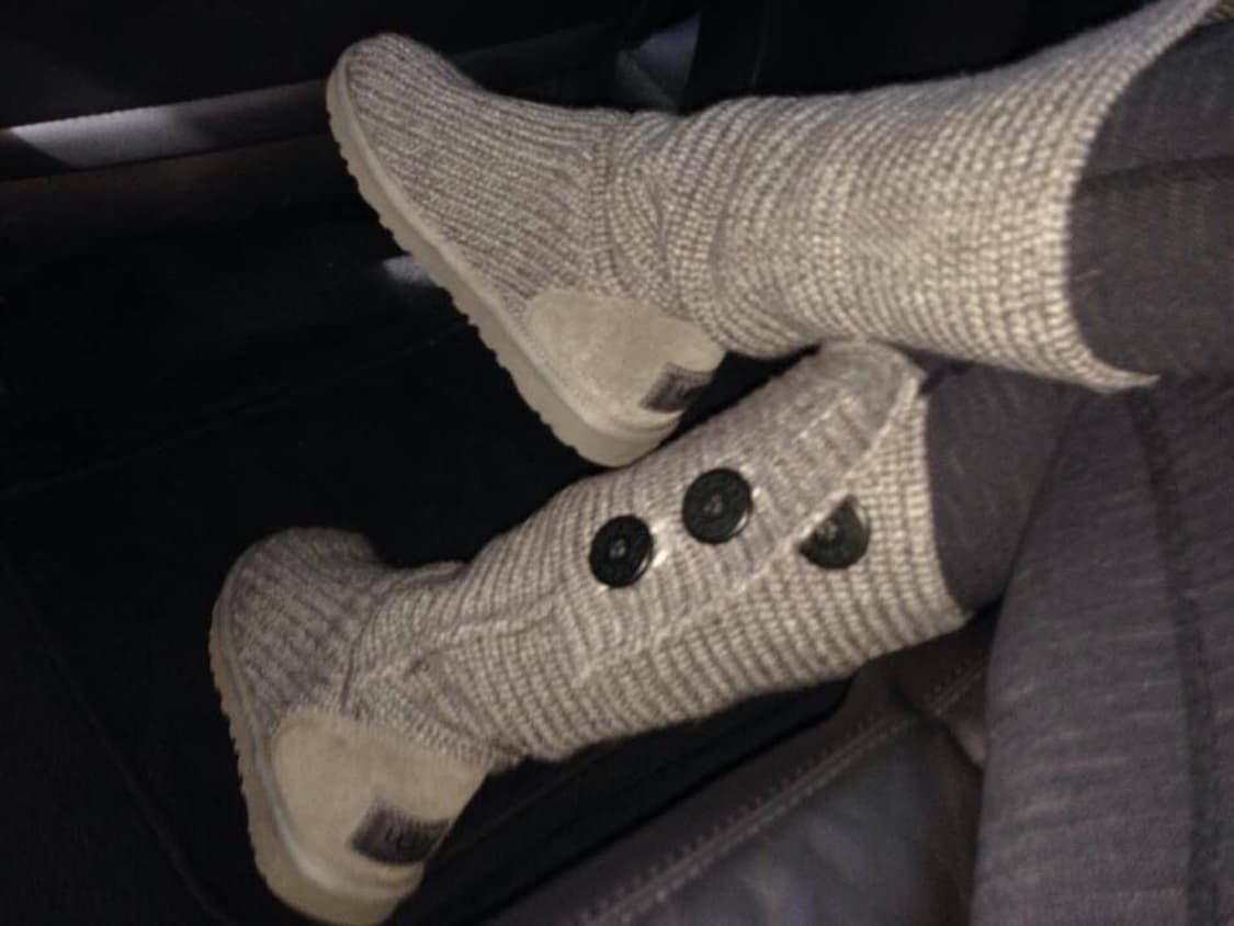 Y2K 어그 카디 니트 부츠 라이트 그레이 230 상품이미지1