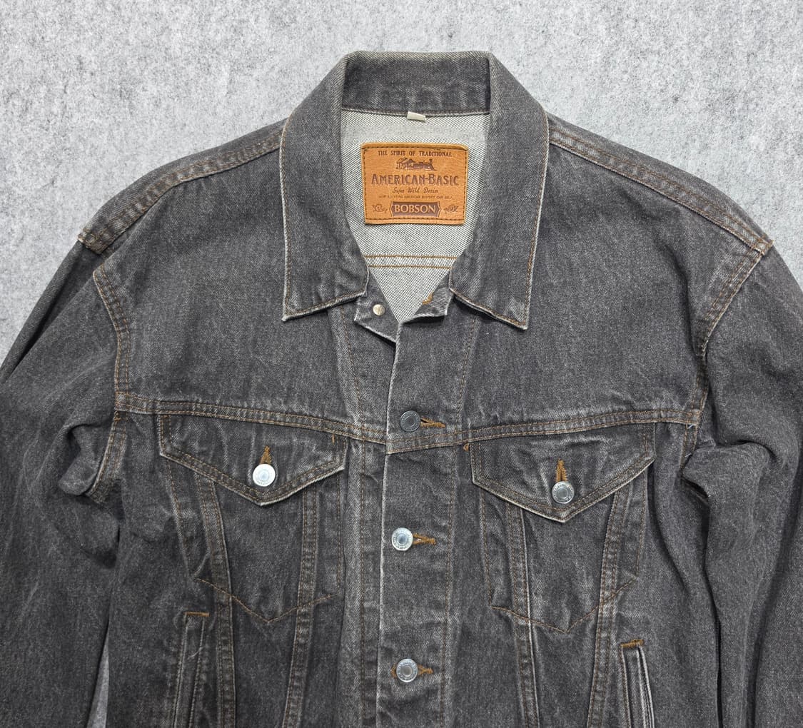 BOBSON American-Basic 90s 빈티지 트러커 데님자켓 M 상품이미지3