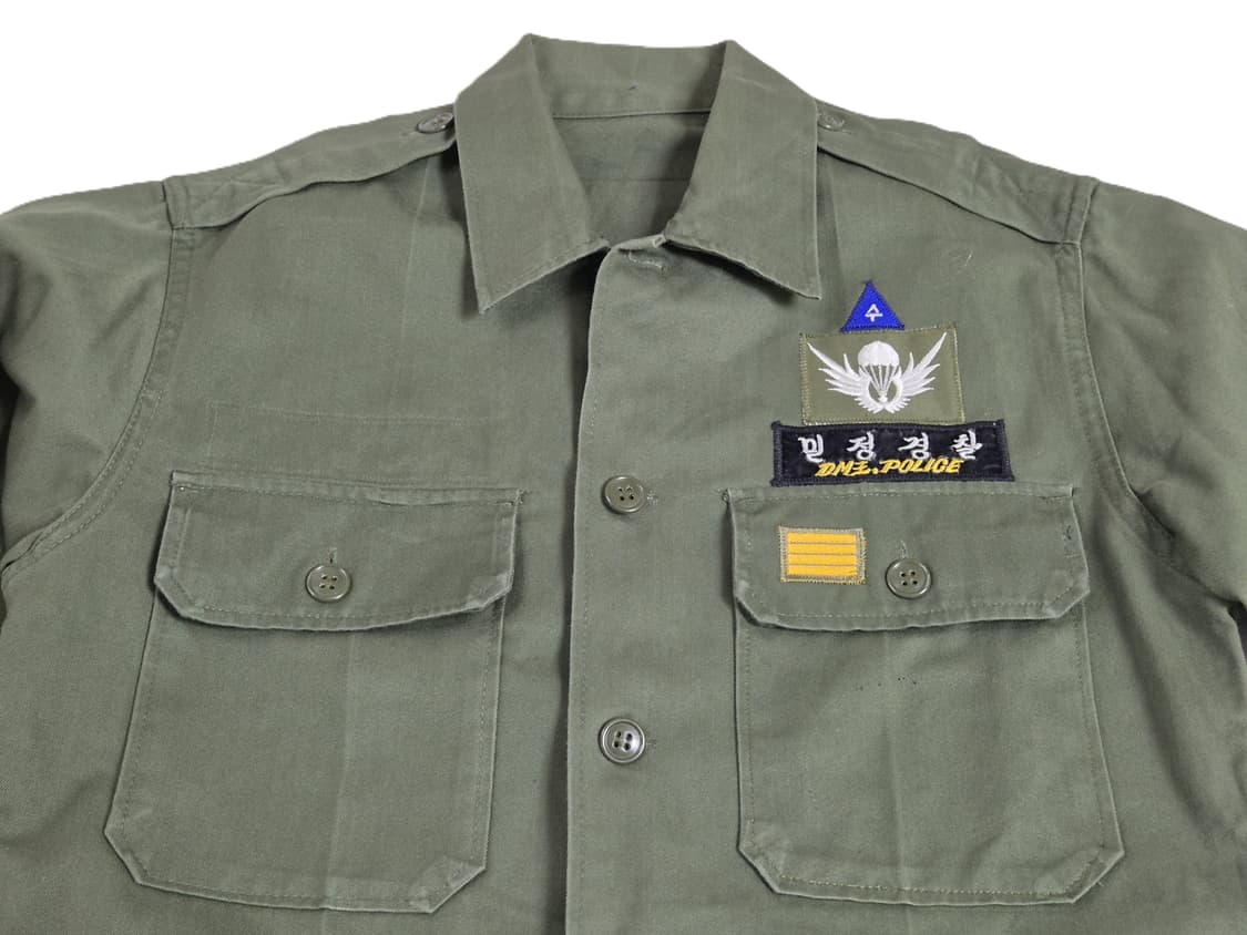 육군 구형 민정경찰 병장 민무늬 전투복 상의 자켓 (L) 상품이미지5