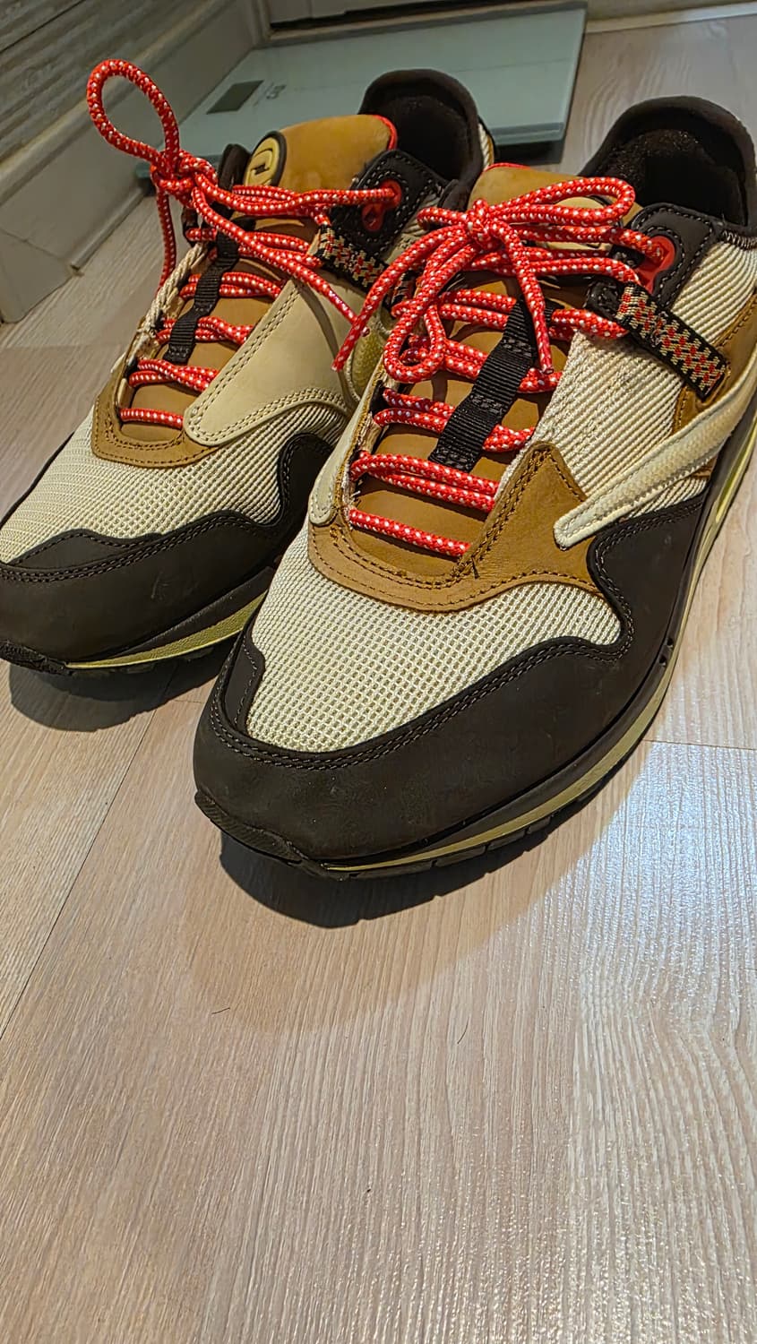 나이키 x 트레비스 스캇 에어맥스1 캑터스 브라운 285사이즈 팔아요 상품이미지3