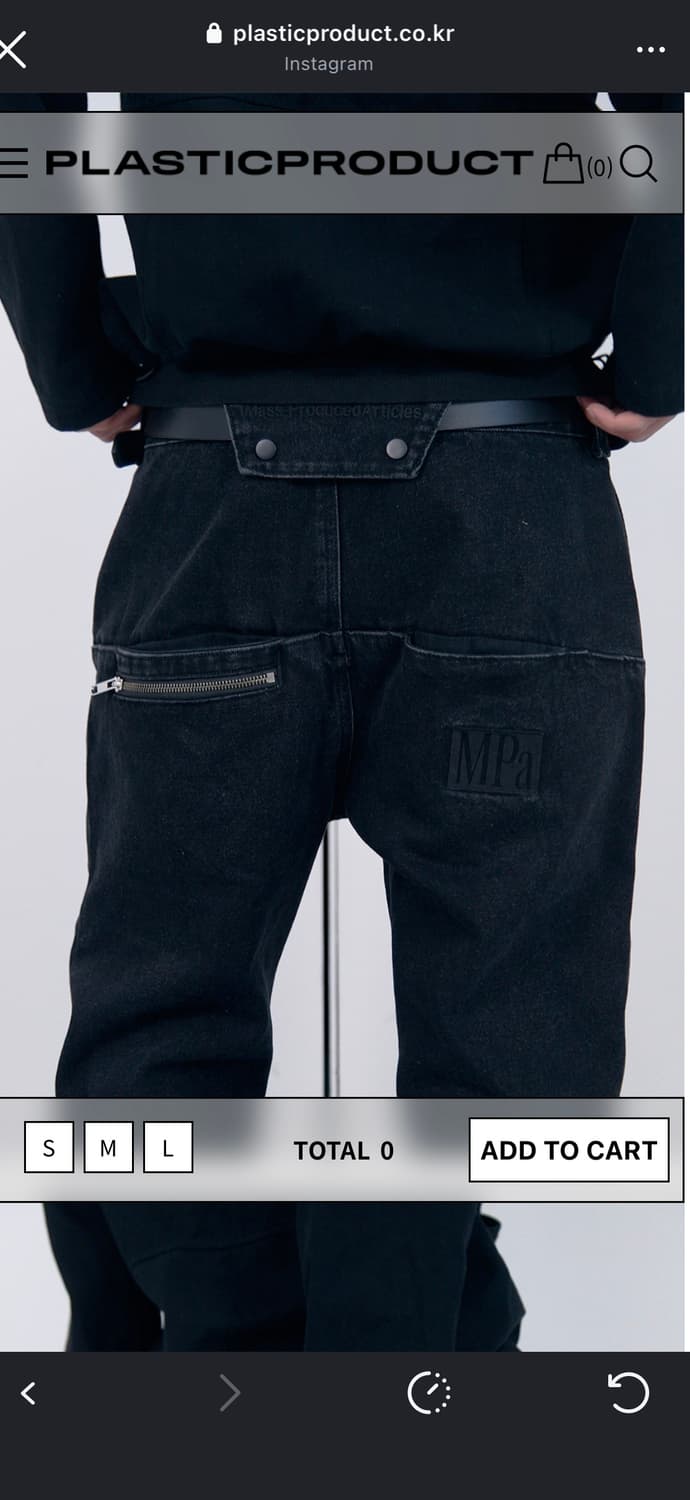 MPa REVEALED POCKET PANTS (BLACK) 상품이미지2