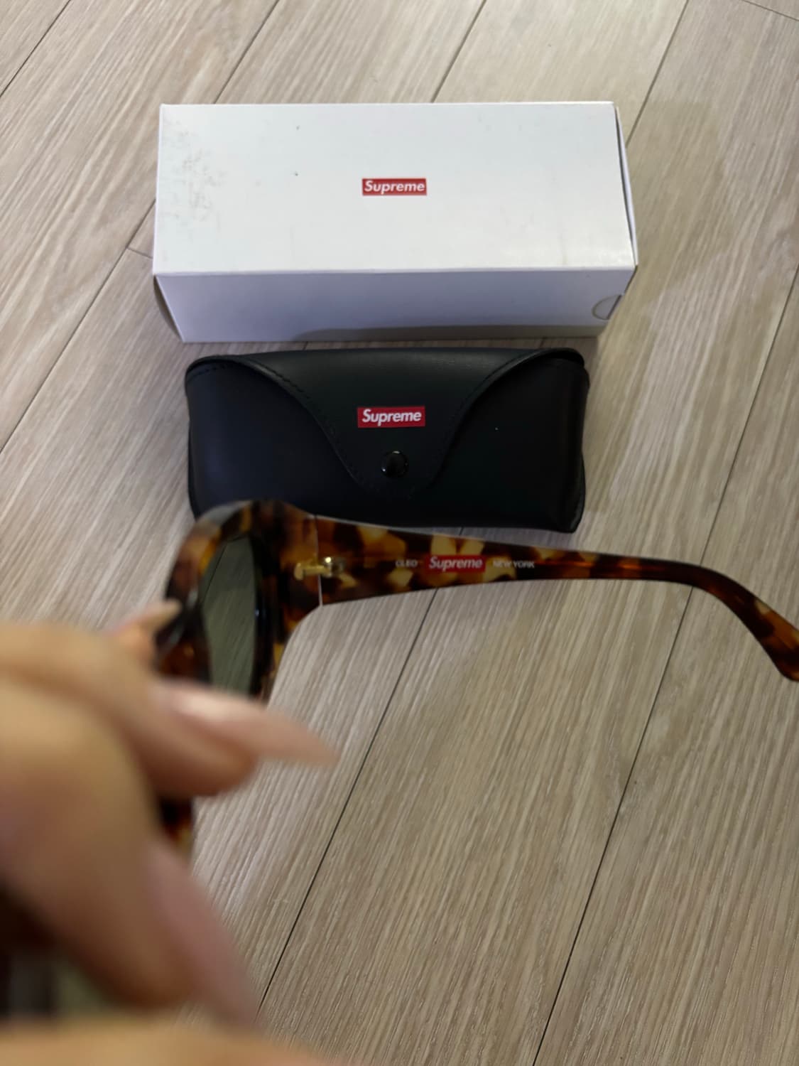 슈프림 클레오 선글라스 톨토이즈24SS 상품이미지4