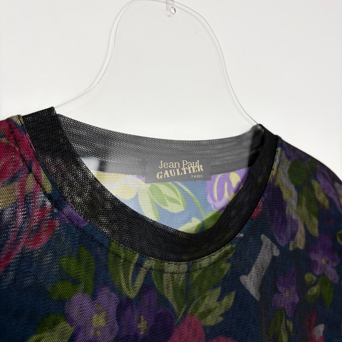 장폴고티에 파워네트 레이어드 메쉬 반팔 티셔츠 상품이미지2