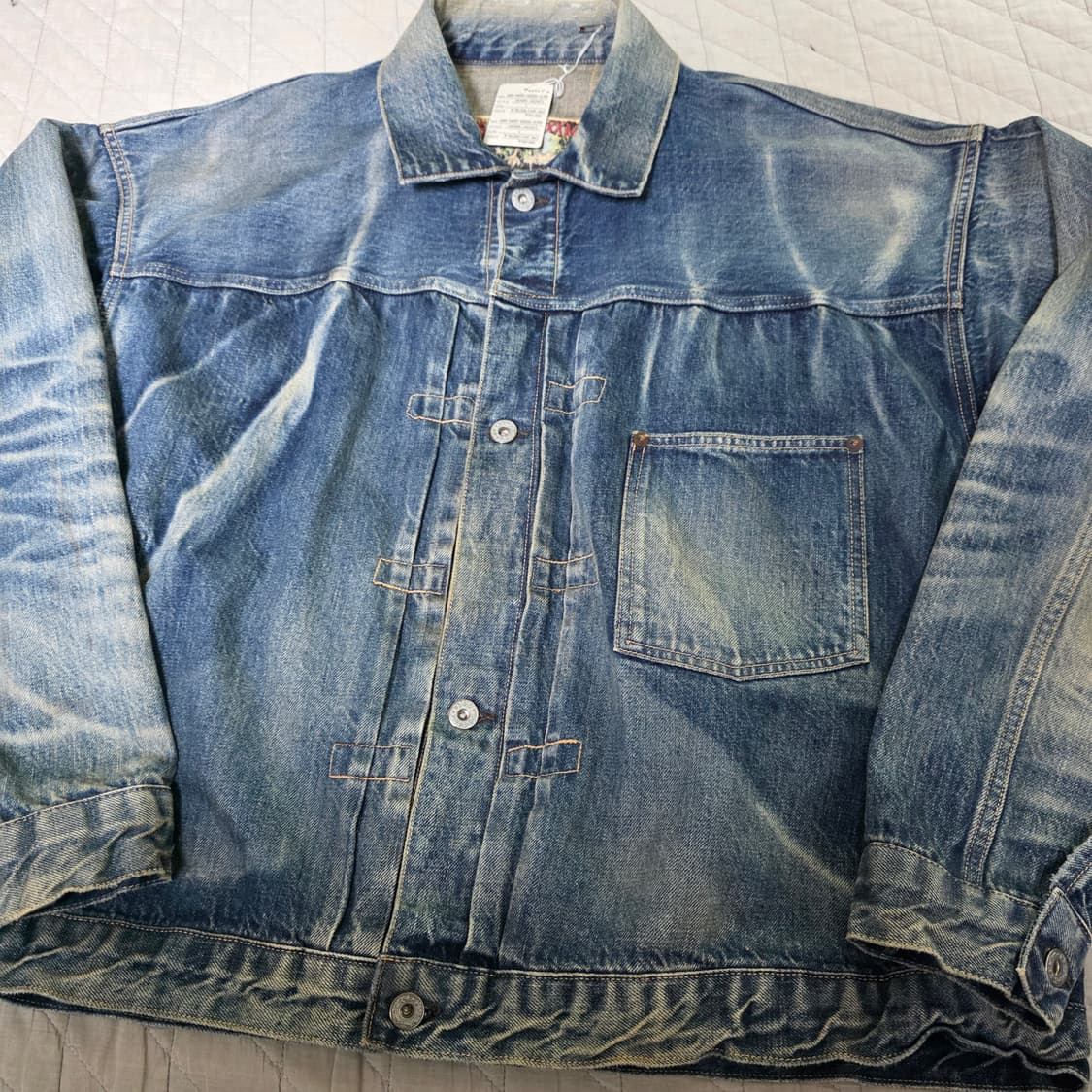 [L] 세인트미카엘X버버진 데님자켓 상품이미지2