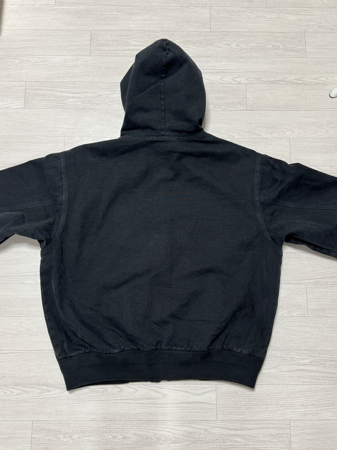 디스이즈네버댓 오버다이드 후디드 재킷 블랙 S 상품이미지7