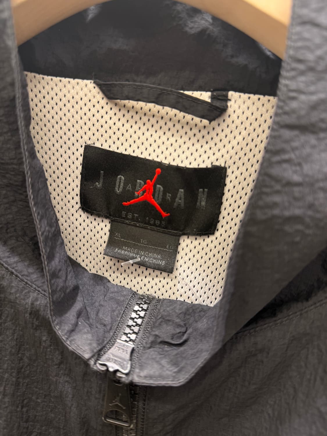 조던 점프맨 나일론 트랙 자켓 블랙 U228 상품이미지4