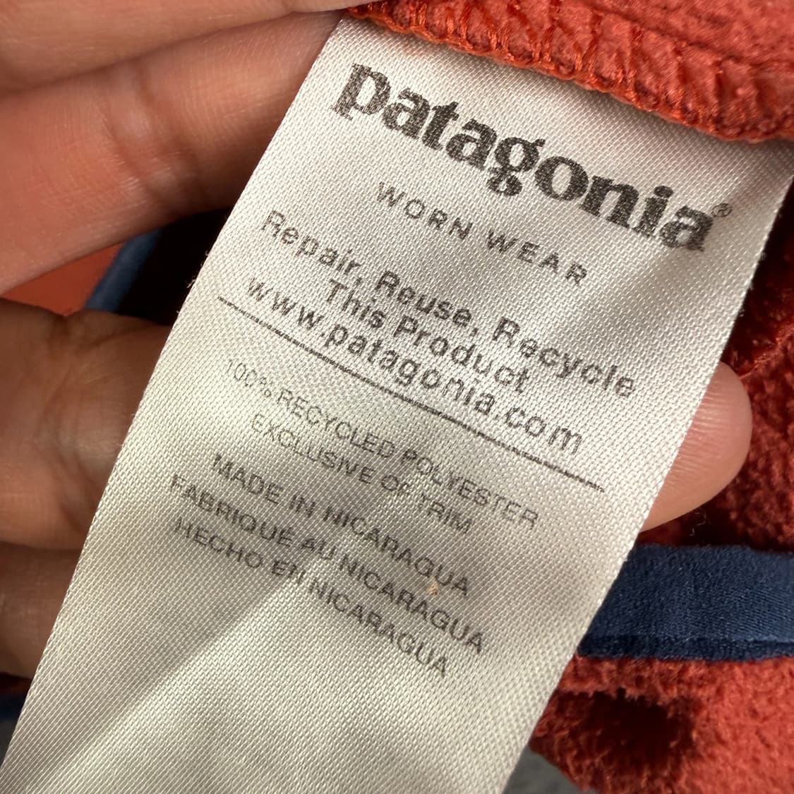 19ss 파타고니아 신칠라 스냅-T 주황 상품이미지4