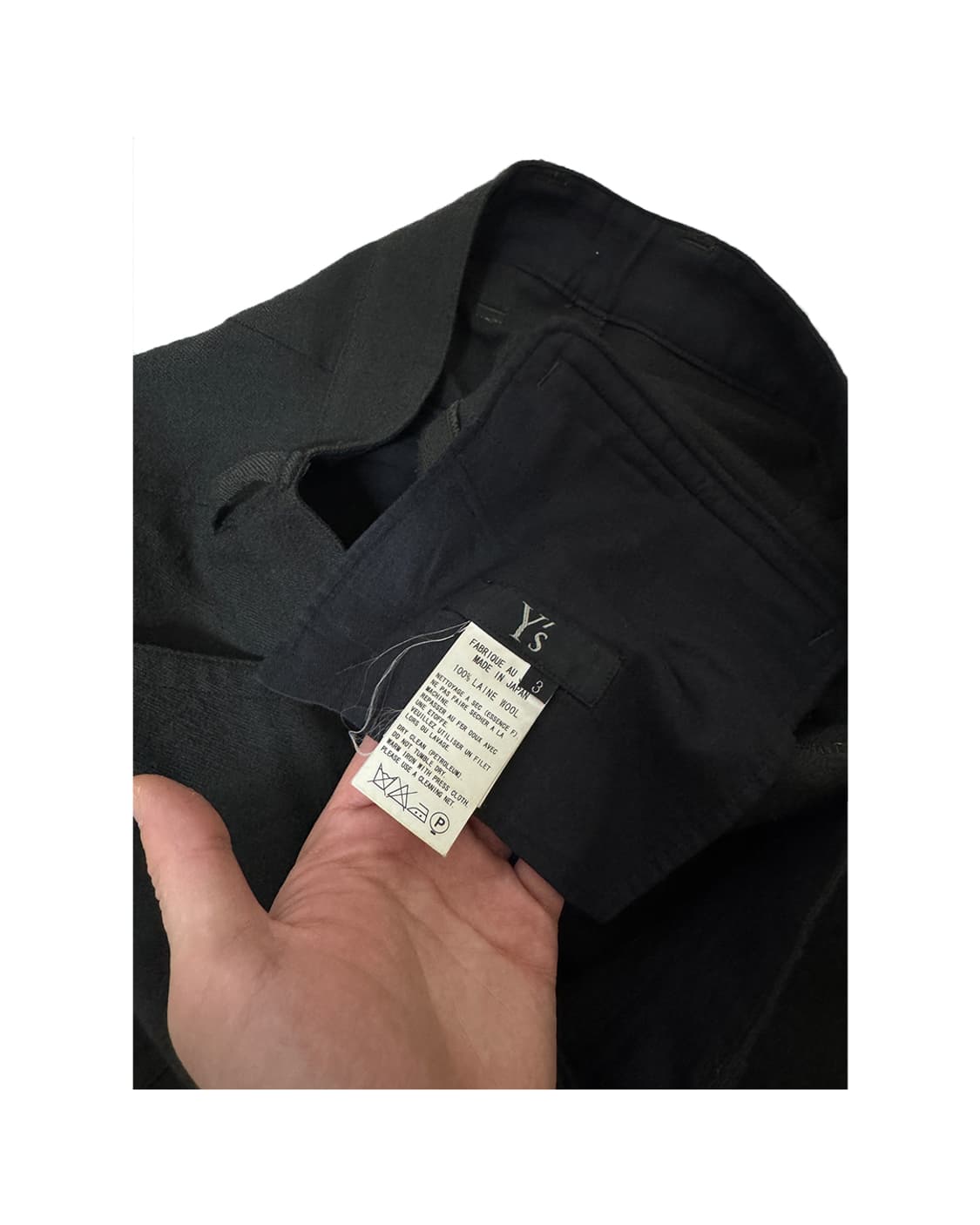 Y'S by yohji yamamoto wool pants (3 상품이미지3