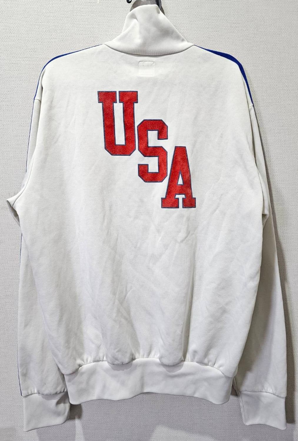 아디다스 희귀 성조기 미국 USA 화이트 트랙탑 져지집업 105~110 상품이미지4