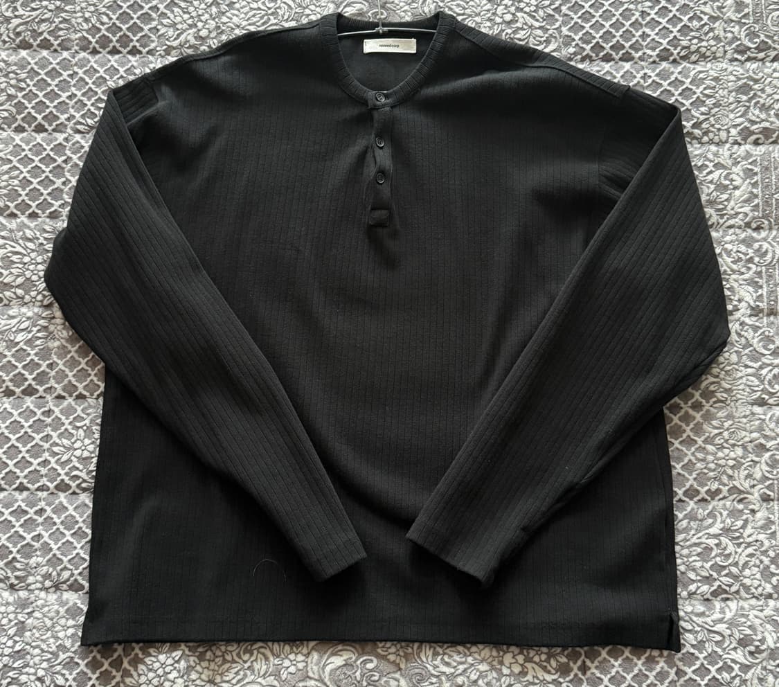 논노드 핑거홀 헨리넥 티셔츠 2 상품이미지1