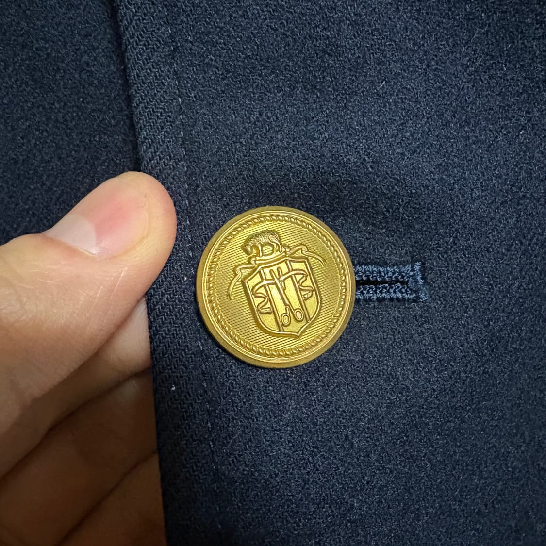 제이프레스 울 금장 블레이저 / 네이비, S 상품이미지4