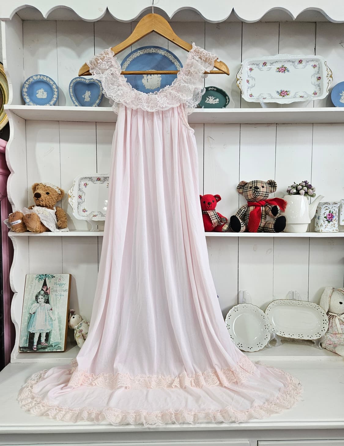 레이스 롱 슬립 원피스 상품이미지5