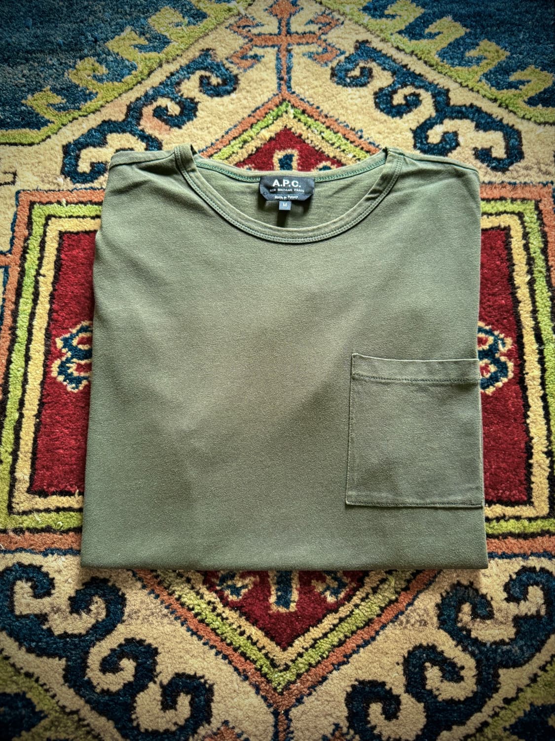 A.P.C. Olive green Pocket T shirt 상품이미지10