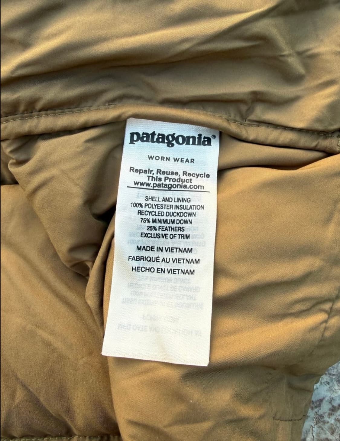 Patagonia 파타고니아 덕다운 패딩 상품이미지4