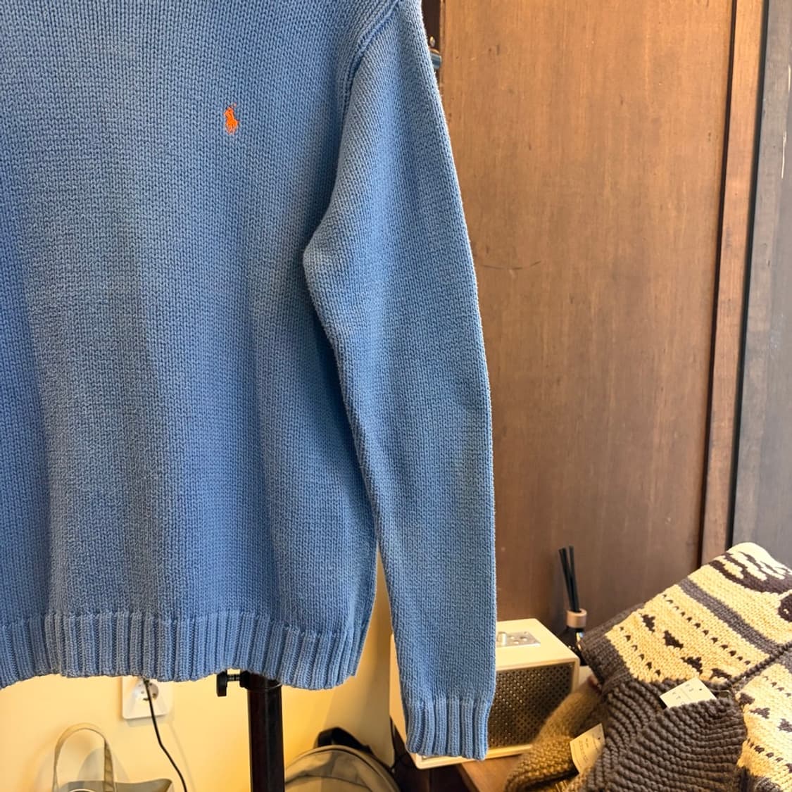 15607 - 폴로 랄프로렌 스카이블루 니트 상품이미지4