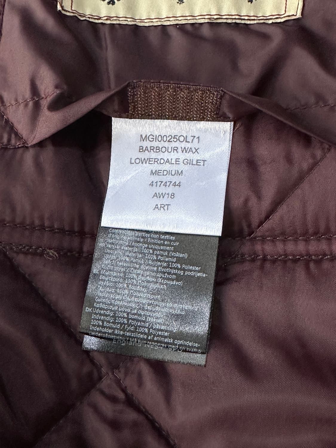 100 바버 로워데일 왁스 베스트 M  상품이미지10