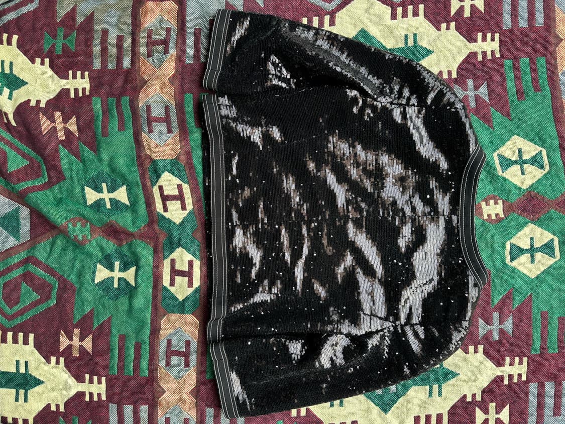 샤넬 블랙 스팽글 탑 44 상품이미지2