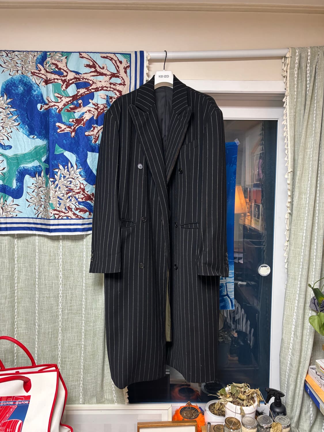 준지 juun.j 핀스트라이프 레이어드 콜렉션 코트(48) 상품이미지2