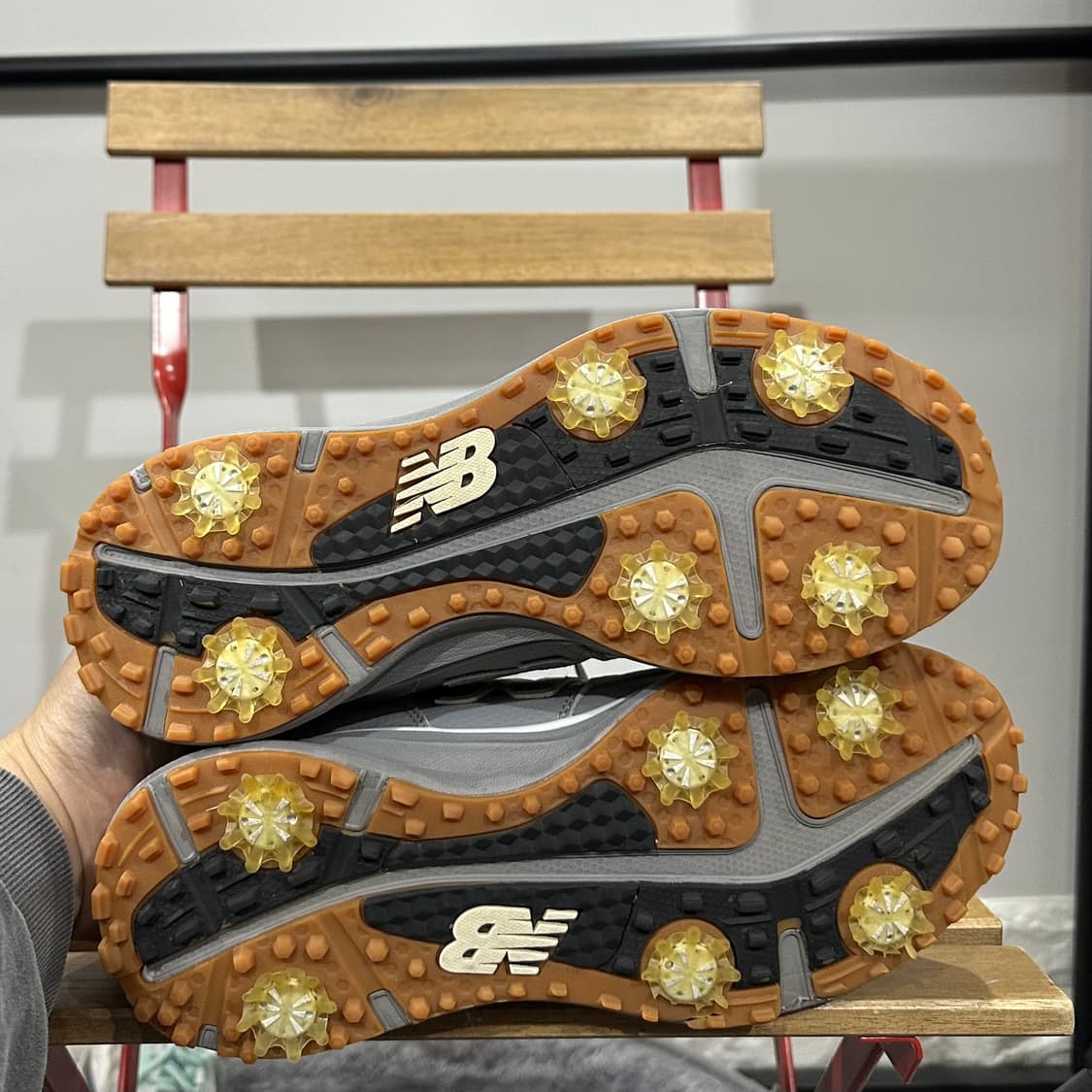 UK8) 뉴발란스X말본 골프화 남성 남자 골프화 997 그레이 상품이미지6