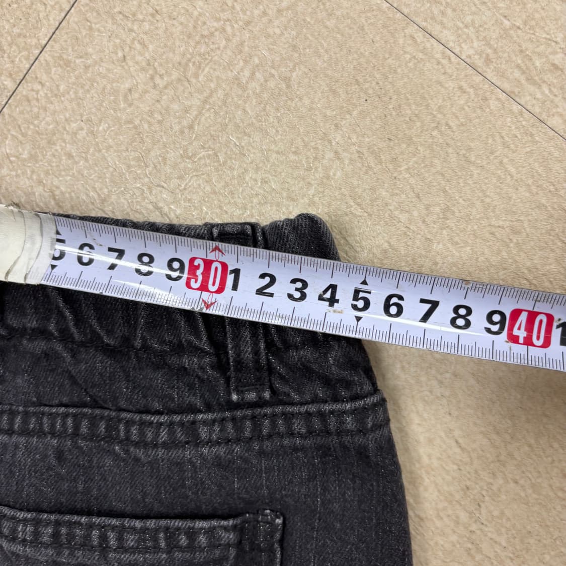 빈티지 워싱 데님 롱 스커트 상품이미지5