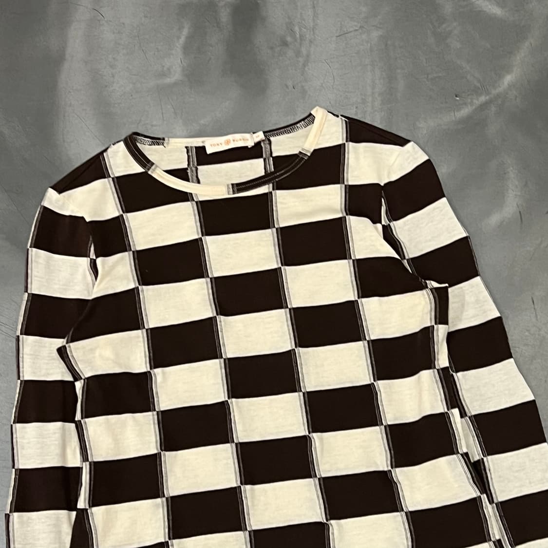  토리버치 체커보드 롱슬리브 y16303 상품이미지3