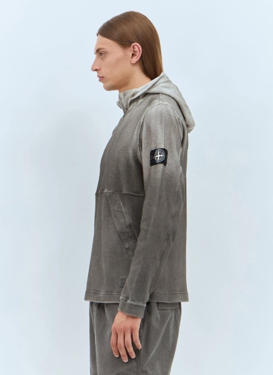 스톤아일랜드 리사이클드 옥사이드 스프레이 후드 스웨트셔츠 (새상품) 상품이미지8