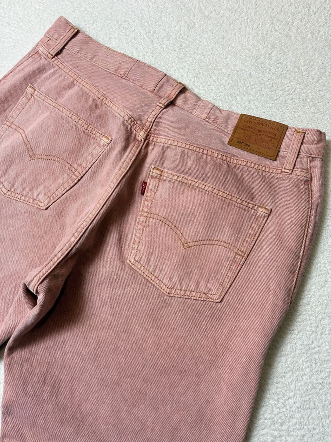 리바이스 501 90's 스트레이트 컷팅 데님 팬츠 PN6642 상품이미지6