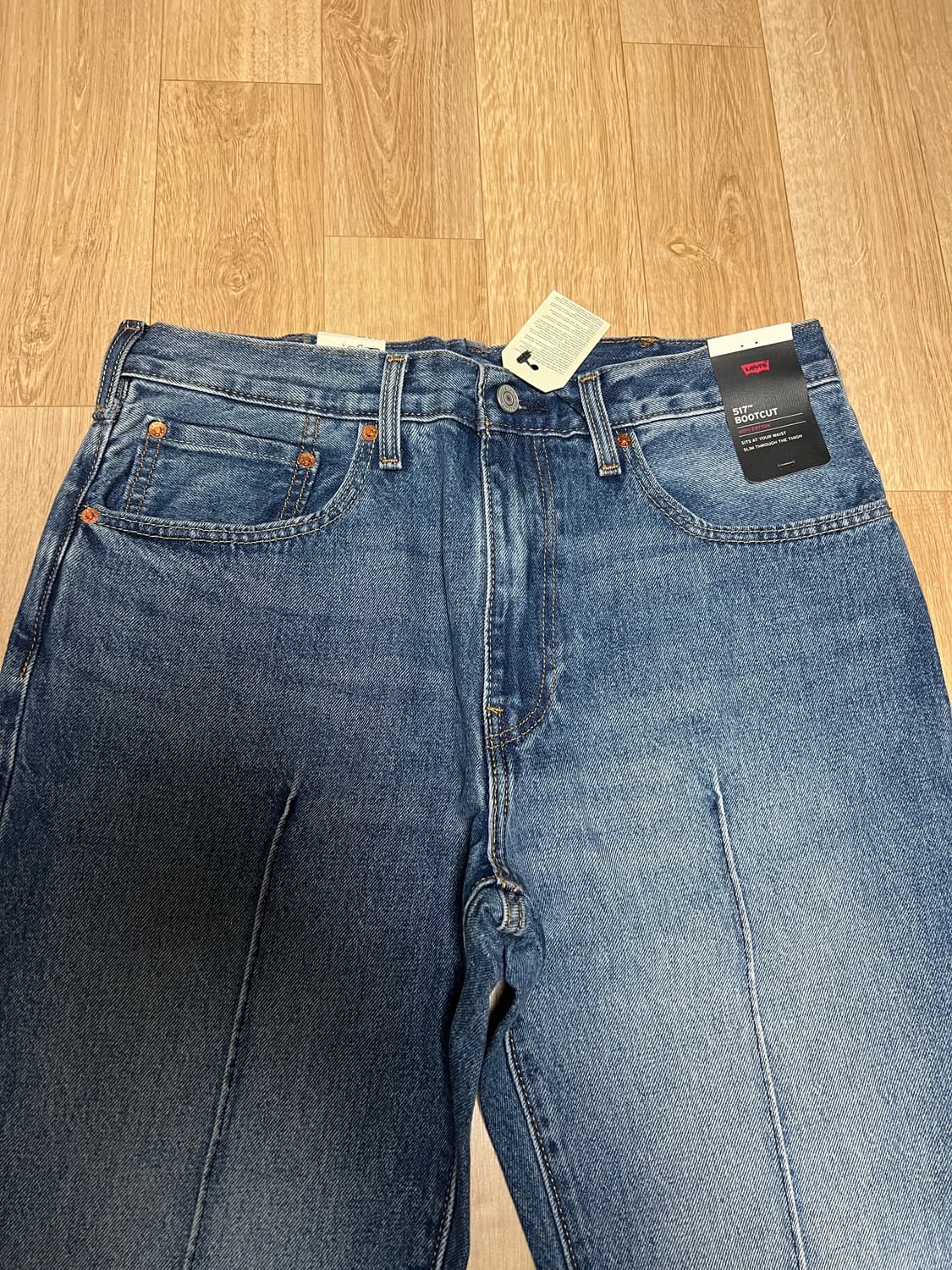 리바이스517 프리미엄 핀턱 부츠컷 34/32 새제품 상품이미지3