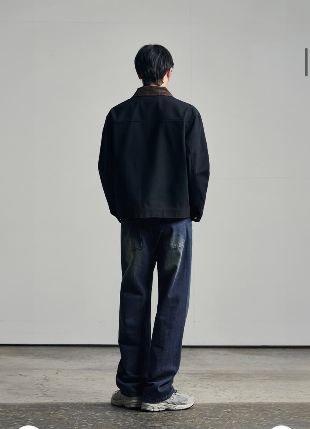 (XL) 아워데이즈 세미 와이드 데님 팬츠 VINTAGE BLUE 판매 상품이미지5