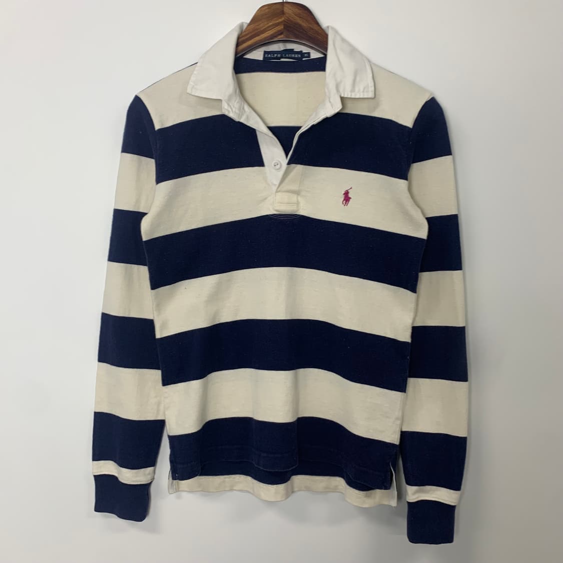 폴로 랄프로렌 스트라이프 럭비 카라 티셔츠  상품이미지2
