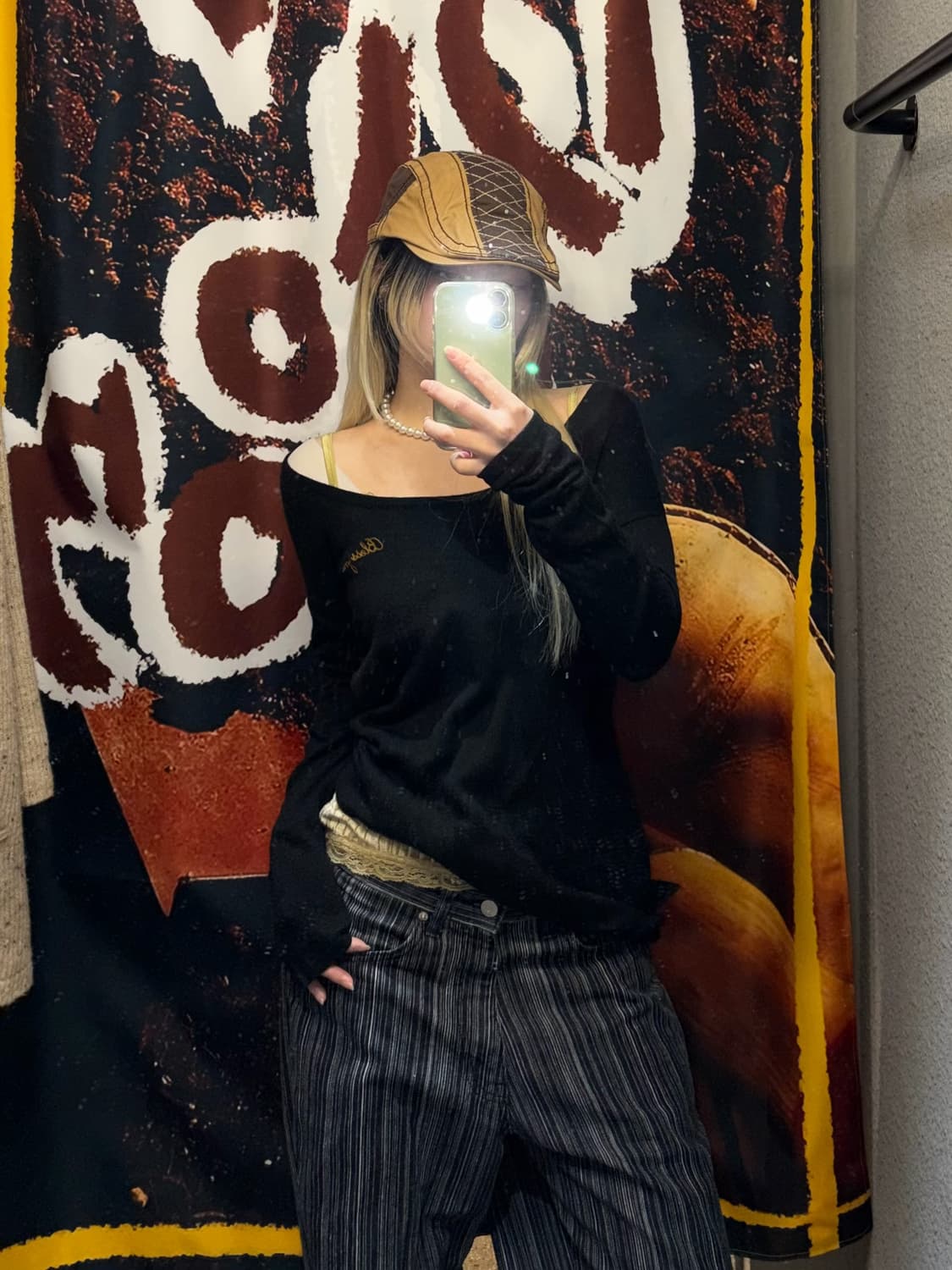 일본빈티지 성모마리아 니트 상품이미지6