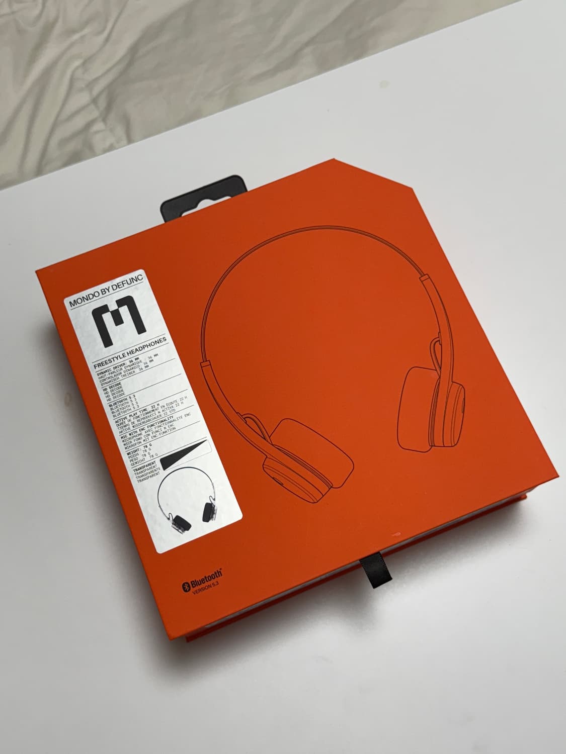 MONDO 블루투스 헤드폰 실버 상품이미지6