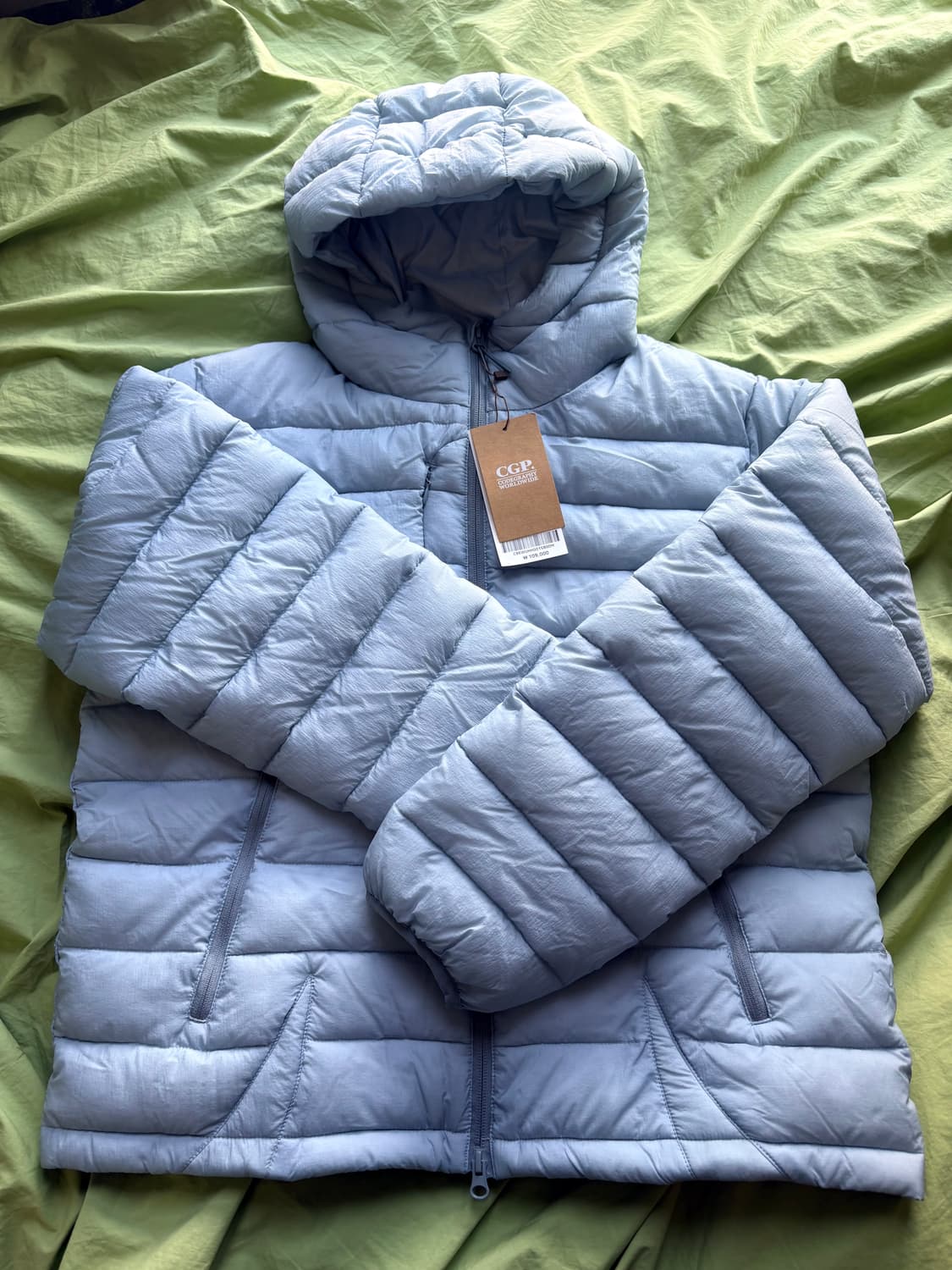 코드그라피 경량패딩 스카이블루 (새상품) 상품이미지1