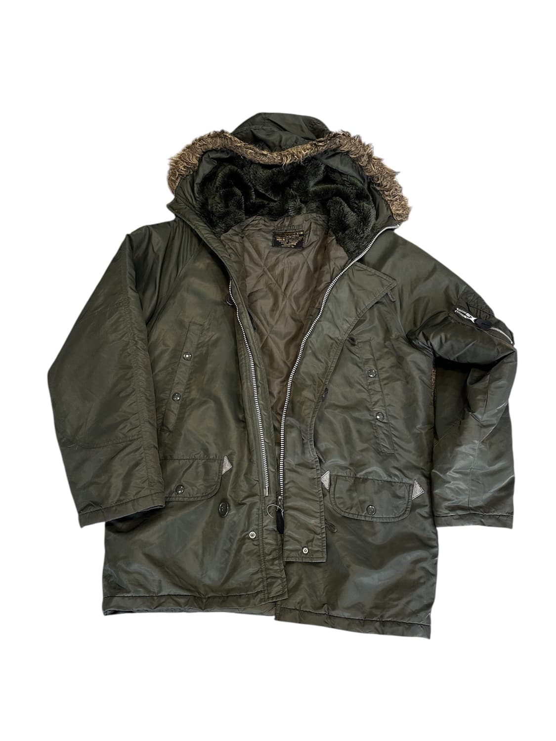 빈티지 Virgin Voyage N-3B 프라잉 자켓L 상품이미지8