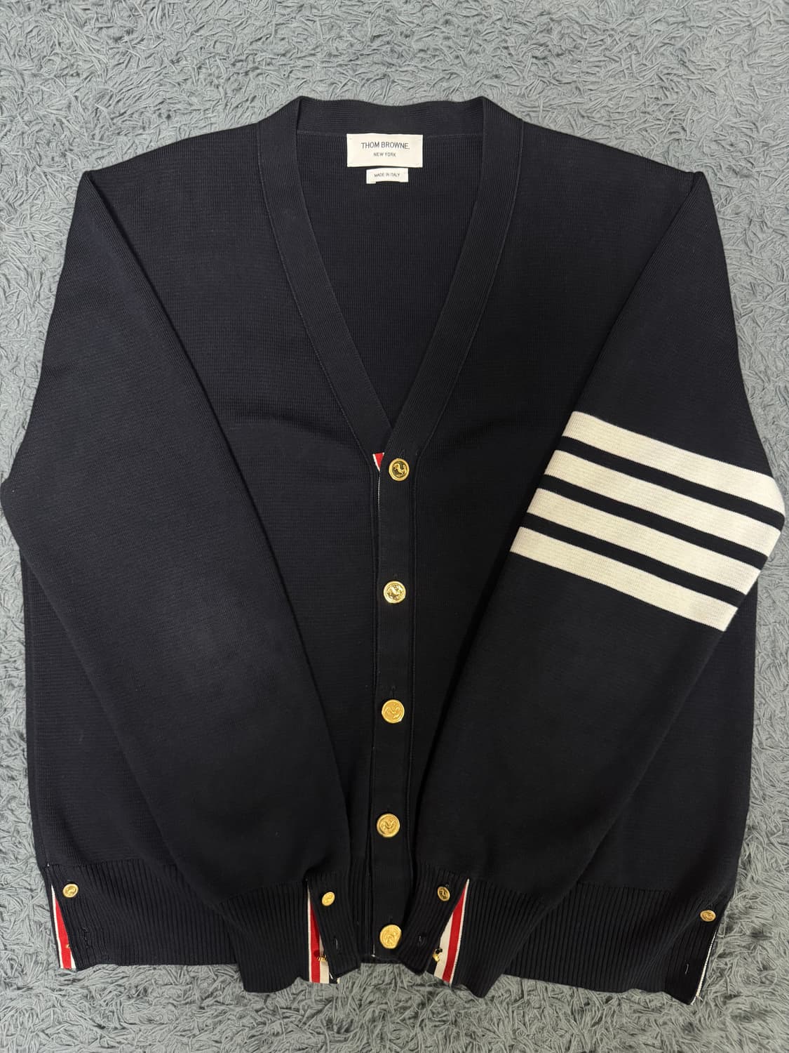 톰브라운 밀라노스티치 금장 가디건 5사이즈 상품이미지1