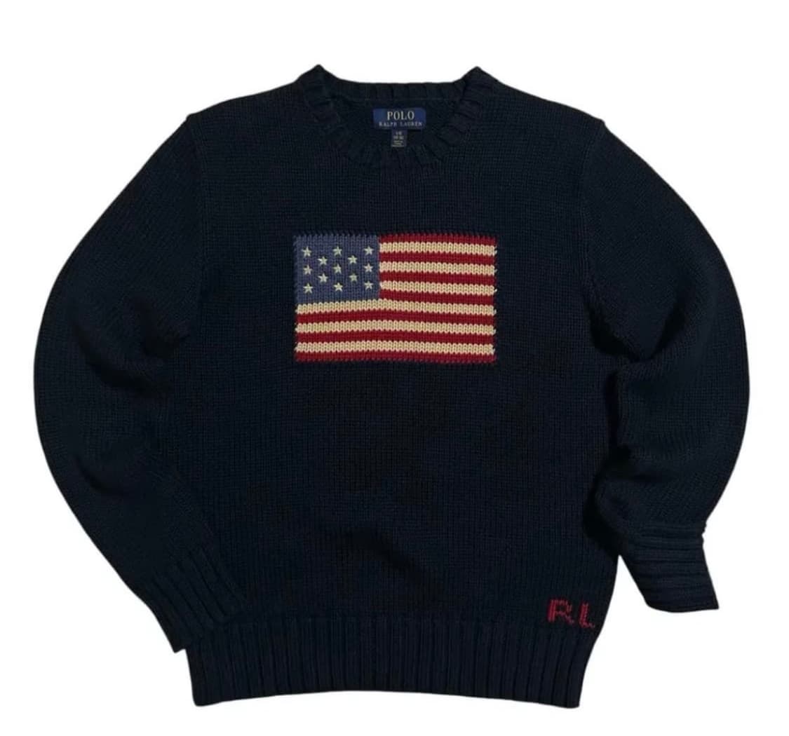 폴로 성조기 니트 상품이미지1