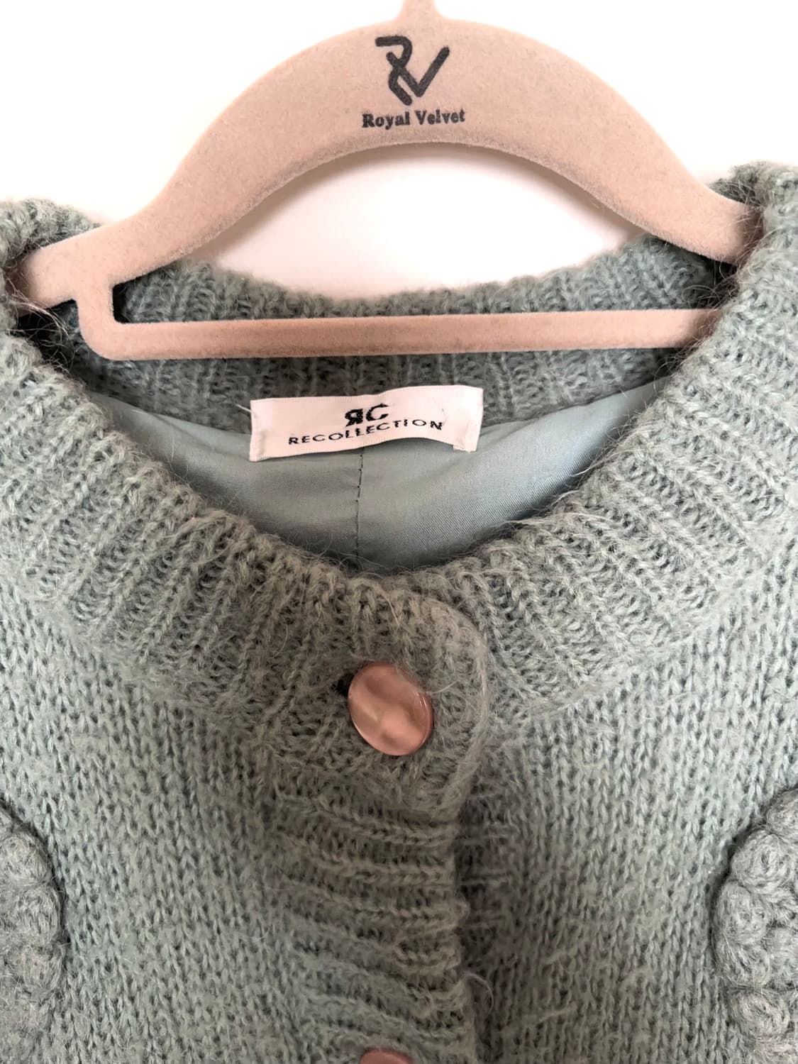 민트우유 모리걸 폭닥 니트 가디건 상품이미지4