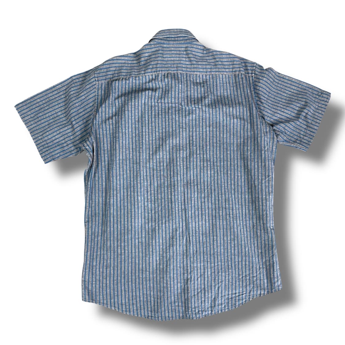 카운테스마라 남성 스트라이프 블루그레이 반팔 셔츠 XL 상품이미지2