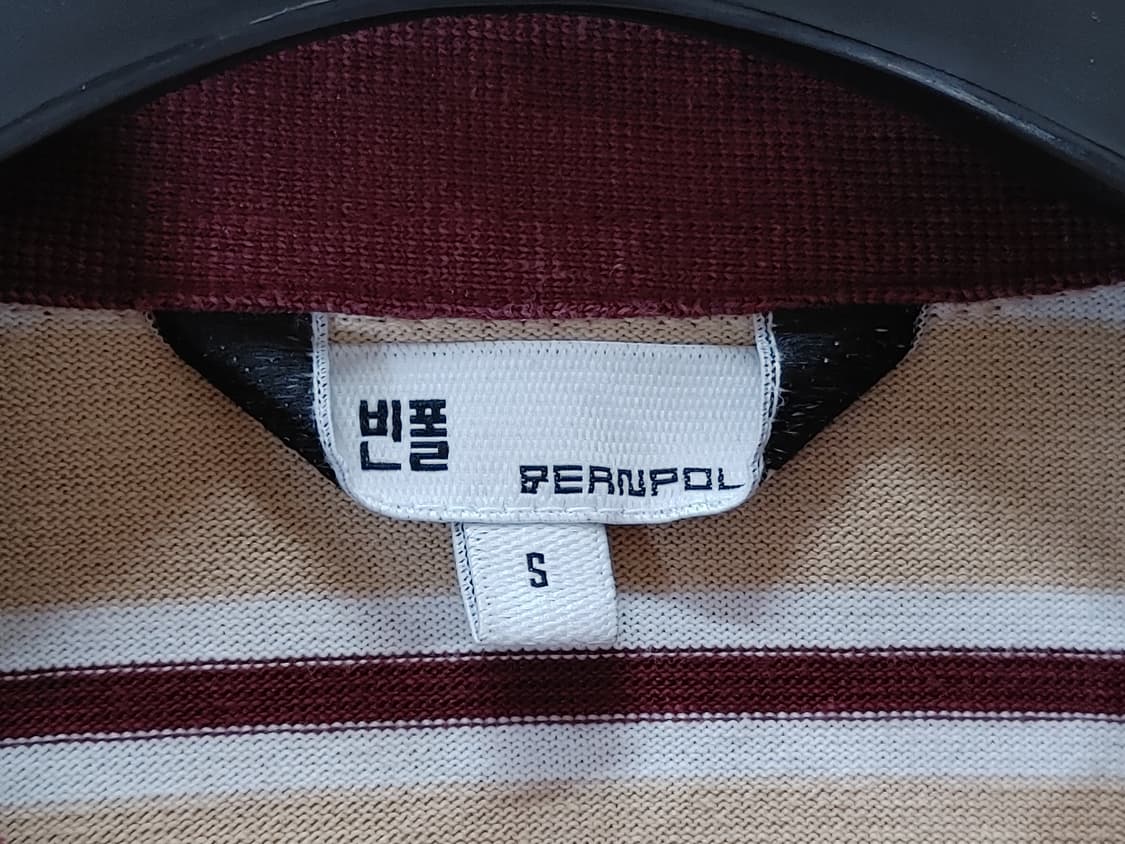 BEANPOLE 빈폴 카라배색 긴팔 카라티 상품이미지5