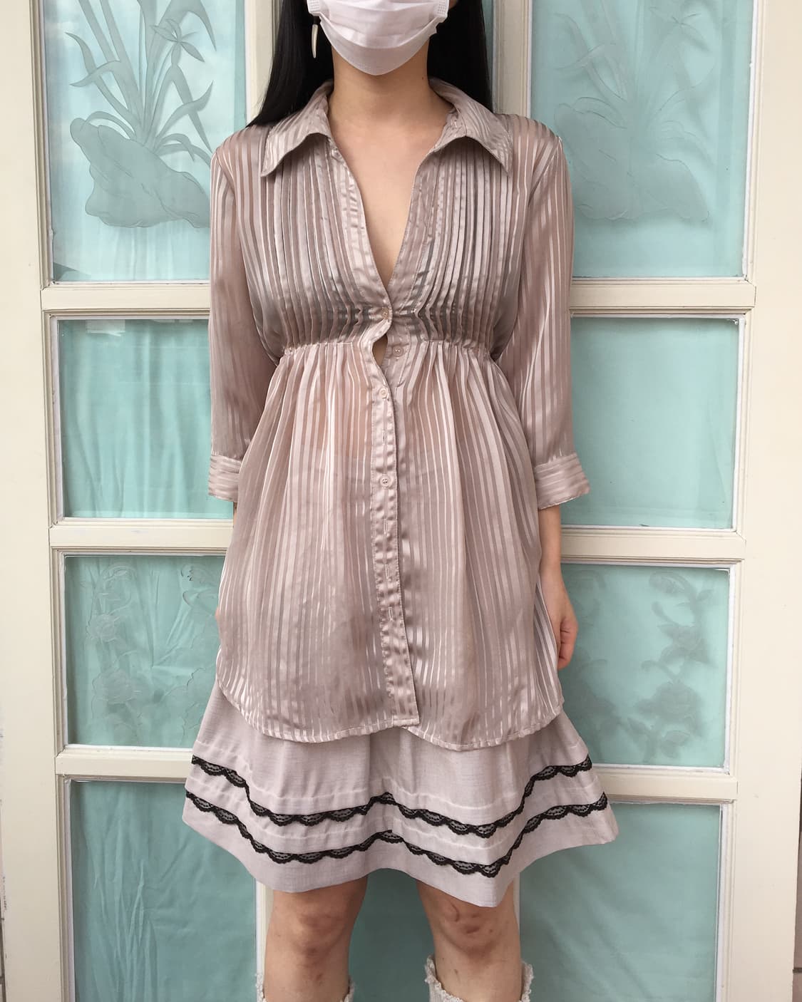 Pleats blouse 상품이미지5