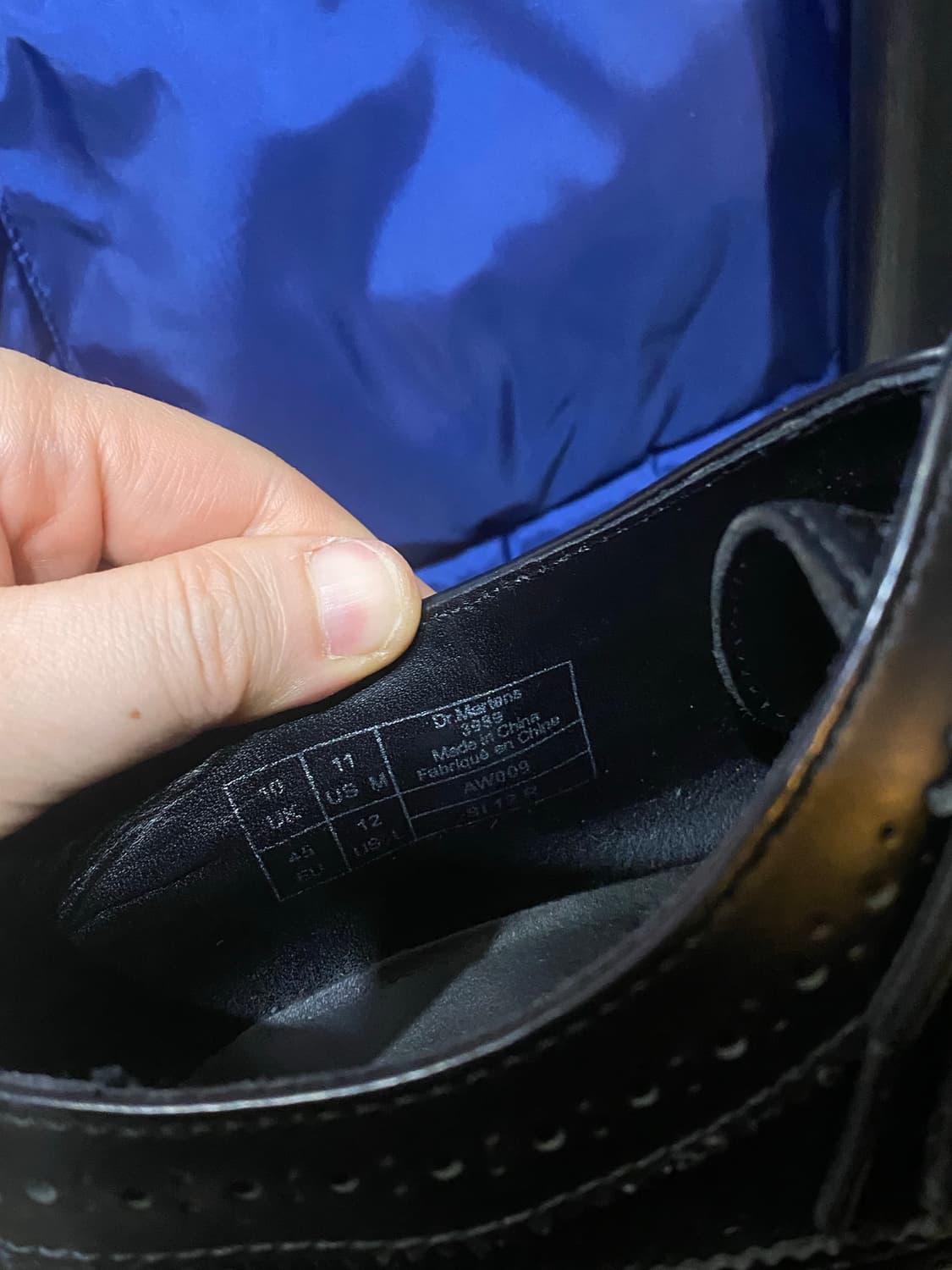 닥터마틴 3989 윙팁 블랙 상품이미지4