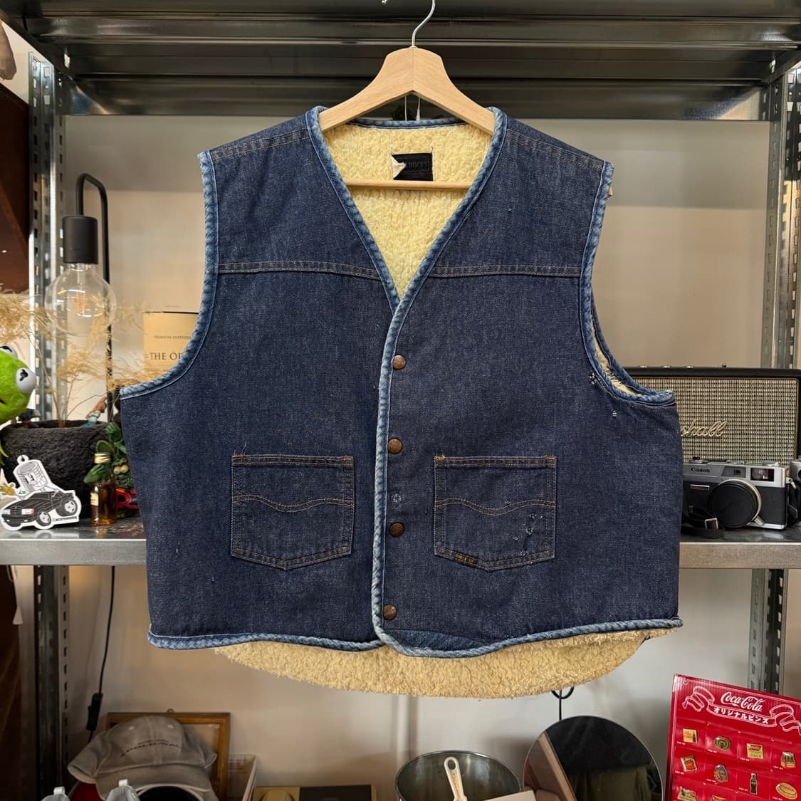 시어스 로벅스 데님 베스트 xl 조끼 미국빈티지 상품이미지1