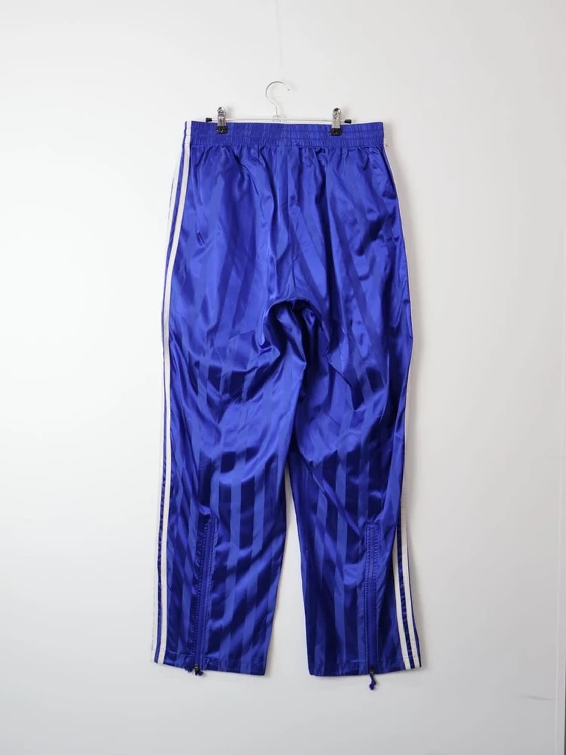 Adidas Blue Satin 3 Stripe Track Pants 상품이미지5
