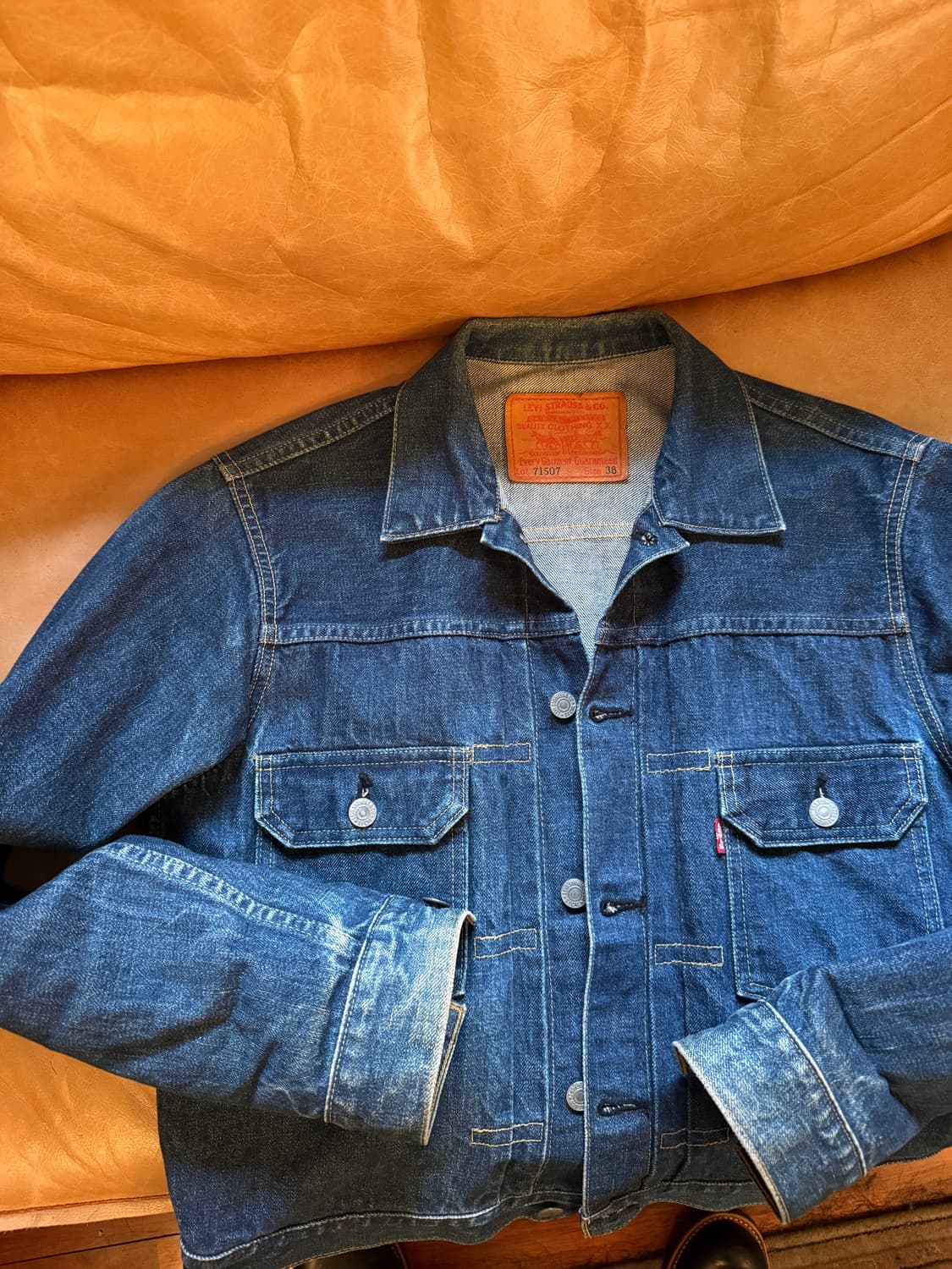 리바이스 빈티지 데님자켓 71507 38사이즈 상품이미지2