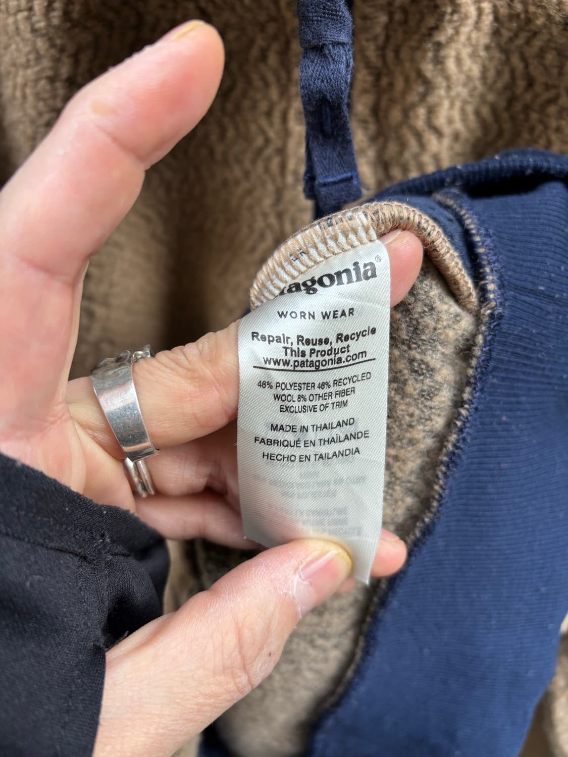 파타고니아 울 짚업 상품이미지5